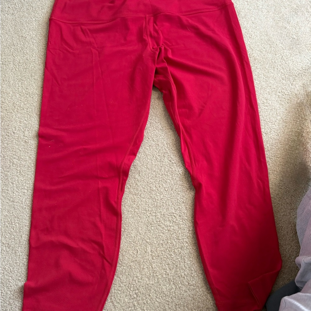 Lululemon Athletica Align Bold Red Leggings
